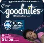 Goodnites Girls Nighttime Bedwetting Underwear, Xl, 95-120 Lbs, 28 Count. Fixed Price $24.64.