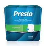 Presto Supreme Heavy Absorbency Adult Brief. Fixed Price $65.99.