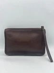 Coach Men S Mahogany Brown Zip Top Pouch Bag 9972 Vintage. Fixed Price $250.00.
