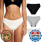 Battewa Leak Proof Underwear Women Incontinence Cotton Bikini 40ML 3PACK Small. Fixed Price $73.85.