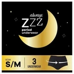 Always Zzz Overnight Disposable Period Underwear, 360 Cover S/m Pack.. Fixed Price $10.70.