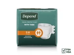 Depend Briefs With Adhesive Tabs Maximum Absorbency S/m Unisex 20 Ct Case Of 3. Fixed Price $75.44.