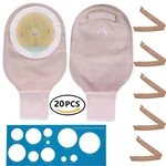 Colostomy Ileostomy Stoma Drainable Pouch Bag Cut Fit One-piece System. Fixed Price $17.69.