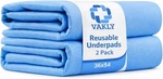 Vakly Xl Washable Underpads 36" 54" 2 Pack Reusable Waterproof Bed Wi. Fixed Price $38.54.