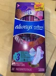 Always Radiant Flex Foam 22 Pads Size # 3. Fixed Price $39.75.