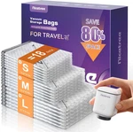 18-PACK Vacuum Seal Bags With Rechargeable Wireless Pump 3 Sizes (20/24/28 Inc. Fixed Price $56.99.