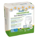 Presto Maximum Absorbency Underwear 2XL (68 80 Waist) White Case Of 48. Fixed Price $44.04.