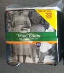 Cvs Adult Fitted Briefs Maximum Absorbency 32 Ct Unisex Large 44 58 Torn Bag. Fixed Price $30.99.