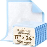 Durameg 17X24 Disposable Underpads 100 Pack Puppy Training Dog Pee Pet. Fixed Price $27.99.