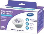 Carebag Commode Liners With Super Absorbent Pad, 20 Count Medical Grade Fits. Fixed Price $25.28.