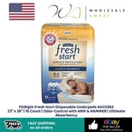 Fitright Fresh Start Disposable Underpads AH2336Z 23" X 36" 16 Count. Fixed Price $19.99.