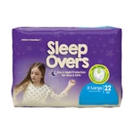 Sleepovers By Cuties, Size: Xl (85-140 Lb), Case Of 88, Bags 22 Set. Fixed Price $49.99.
