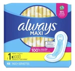 (2 Pack) Always Pads Size 1 Maxi 48 Count Regular. Fixed Price $28.54.