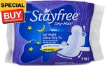 Dry-max All Night Ultra-thin With Wings X-large (7 Pads). Fixed Price $13.68.