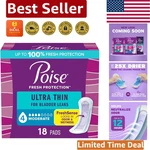 Poise Ultra Regular Length Incontinence Pads - 4 Drop Absorbency, 18 Count. Fixed Price $14.44.