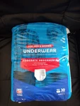 Rite Aid Adjustable Briefs Maximum Absorbency With Dri Fit Men/women Size Xl. Fixed Price $14.99.