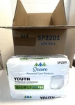 Secure Youth Protective Underwear Bladder Control 60 Size S/m SP2201. Fixed Price $23.70.