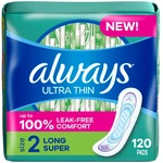 Always Ultra Thin Feminine Pads Without Wings For Women, Size 2, Long Super A.... Fixed Price $30.09.