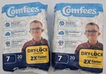 Comfees Baby Diaper Size Over 41 Lbs. CMF-7 20 Ct Lot Of. Fixed Price $34.00.