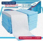 Biggmed Tear-resistant Incontinence Bed Pads 40'' X 36'' 130 Gram Heavy Duty (25. Fixed Price $50.61.