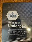 Medpride Ultra Absorbent Reusable Cloth Underpads 34X36IN Leak Proof. Fixed Price $63.41.