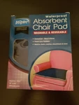 Inspire Waterproof Absorbent 18X24 Washable & Reusable Chair Pad (new). Fixed Price $14.95.
