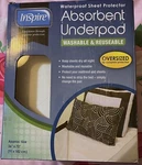 Inspire Absorbent Sheet Protect Underpad Washable Reusable Waterproof 36 72. Fixed Price $19.95.
