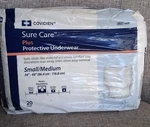 Covidien Simplicity Protective Underwear Sure Care Small/medium 20 Count /new. Fixed Price $19.00.