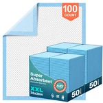 Aay Bed Pads Disposable (100 Count), Extra Large 30"X36"-100, Blue. Fixed Price $70.57.