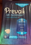 Prevail Air Overnight Briefs Size Adult Diapers 72 Total (4 Packs 18 Ct) New. Fixed Price $69.99.