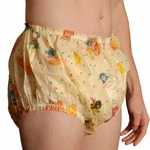 Rearz Christy Adult Nursery Print Plastic Pants Diaper/nappy Cover - Yellow. Fixed Price $24.95.
