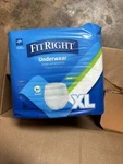 Fitright Adult Underwear Size XL/56-68" 20 4 Pack (80 Count). Fixed Price $41.00.