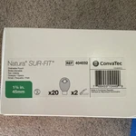 Convatec Natura Sur-fit Two-piece Drainable Pouch 1 3/4 45MM Ref 404032 X20. Fixed Price $45.00.