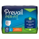 Unisex Adult Absorbent Underwear Prevail Large Disposable Heavy Absorbency 20/PK. Fixed Price $18.19.