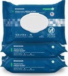Mon Washcloth Wipes, Unscented - Disposable Wet For Adults. Fixed Price $12.95.
