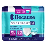 Because Overnight Absorbency Pull Ups - Adult Disposable Incontinence Underwe.... Fixed Price $190.31.
