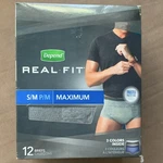 Depend Real Fit Incontinence Pants For Men, S/m, Max Absorbency, 12 Pack. Fixed Price $37.87.