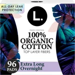 Ultra Thin Pads For Women, Overnight Absorbency, Organic Cotton Top Layer, Un.... Fixed Price $37.95.