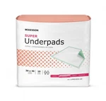 Mckesson Super Underpads 30X30" Disposable Unisex Green Moderate Absorb, 100 Ct. Fixed Price $37.24.