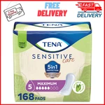 Tena Sensitive Care Maximum Absorbency Incontinence Pad For Women, 168 Count. Fixed Price $49.99.