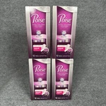Poise Pads Active Collection Ultra Thin Wings Level 5 Maximum Reg Length 4 Pack. Fixed Price $49.49.