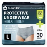 Sunkiss Incontinence Underwear For Men,daytime Disposable Adult Pull Ups, Men.... Fixed Price $41.16.