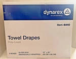 Box Of 300 Dynarex General Purpose Towel Drape Sterile 18 26 Code 4410. Fixed Price $89.99.