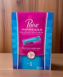 Poise Impressa Bladder Support Tampons, Size 21 Count Box New Sealed 2028. Fixed Price $172.00.