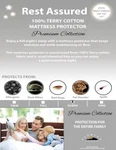 Mattress Cover Protector Fitted Sheet Bed Wet Waterproof Topper Queen Soft Terry. Fixed Price $29.95.