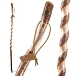 Twisted Sassafras Walking Stick Handcrafted Hiking Staff Usa Unique Design. Fixed Price $60.99.