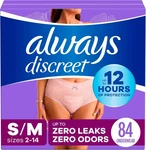 Bust Lot - Always 160 Pack Women's Small / Medium Incontinence Underwear. Fixed Price $18.80.