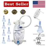 Advanced Male Incontinence Kit: 7 Catheters, 1000ML Leg Bag & Easy Drain System. Fixed Price $39.86.