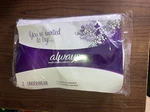 Always Sensitive Bladder Protection Discreet 2 Underwear 1- Large Xl. Fixed Price $9.99.