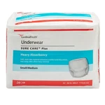 Covidien Sure Care 1605 Adult Disposable Pull On Up Underwear Diapers S/m 80 Ct. Fixed Price $39.02.